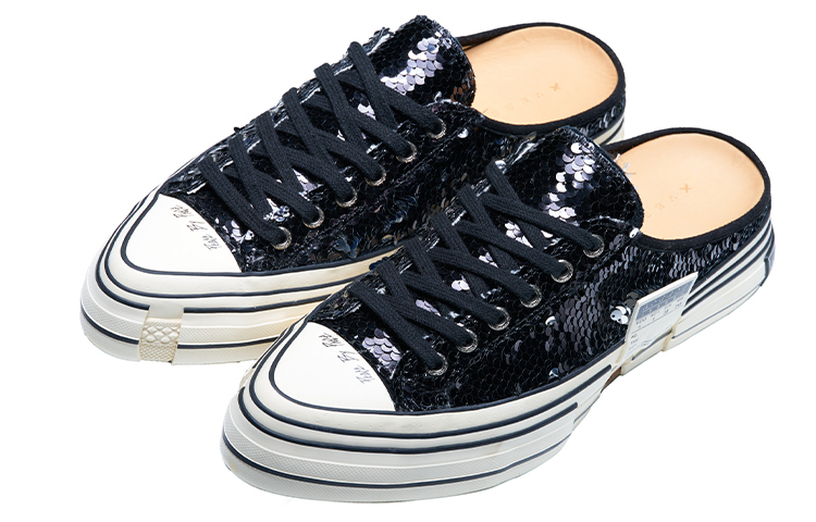 【代購】VESSEL Closed Toe Slippers Unisex Black Silver S22X58B
