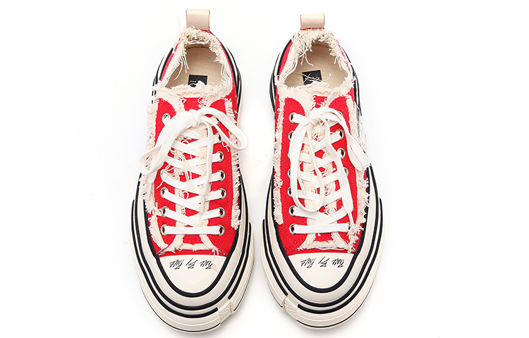 【代購】VESSEL Red Hot Chili G.O.P. Lows Low top Canvas Shoes Unisex Red S19X001BR