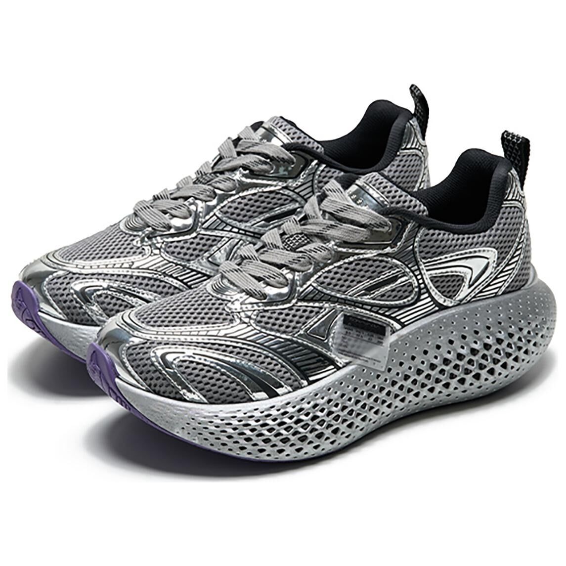 【代購】XVESSEL x HajimeSorayama Low top Casual Shoes Unisex Silver White S25X73WS