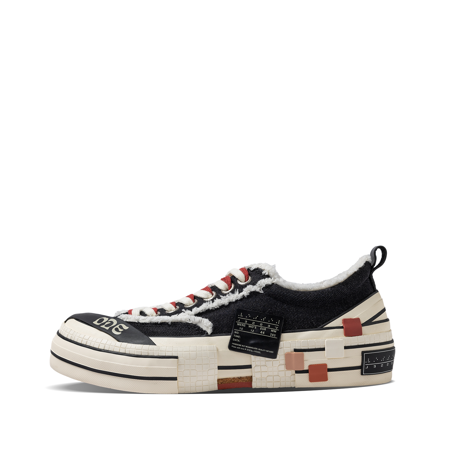 【代購】XVESSEL x ODE Cushioning Abrasion Resistant Height Increasing Low top Skateboard Shoes Unisex S25X91B