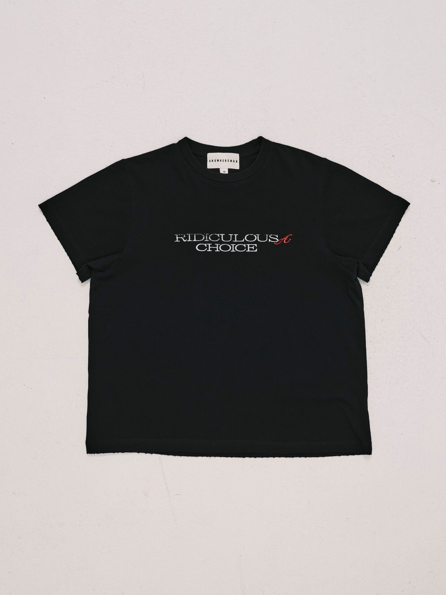 ANOWHEREMAN｜RC Basic SS Tee (Black)