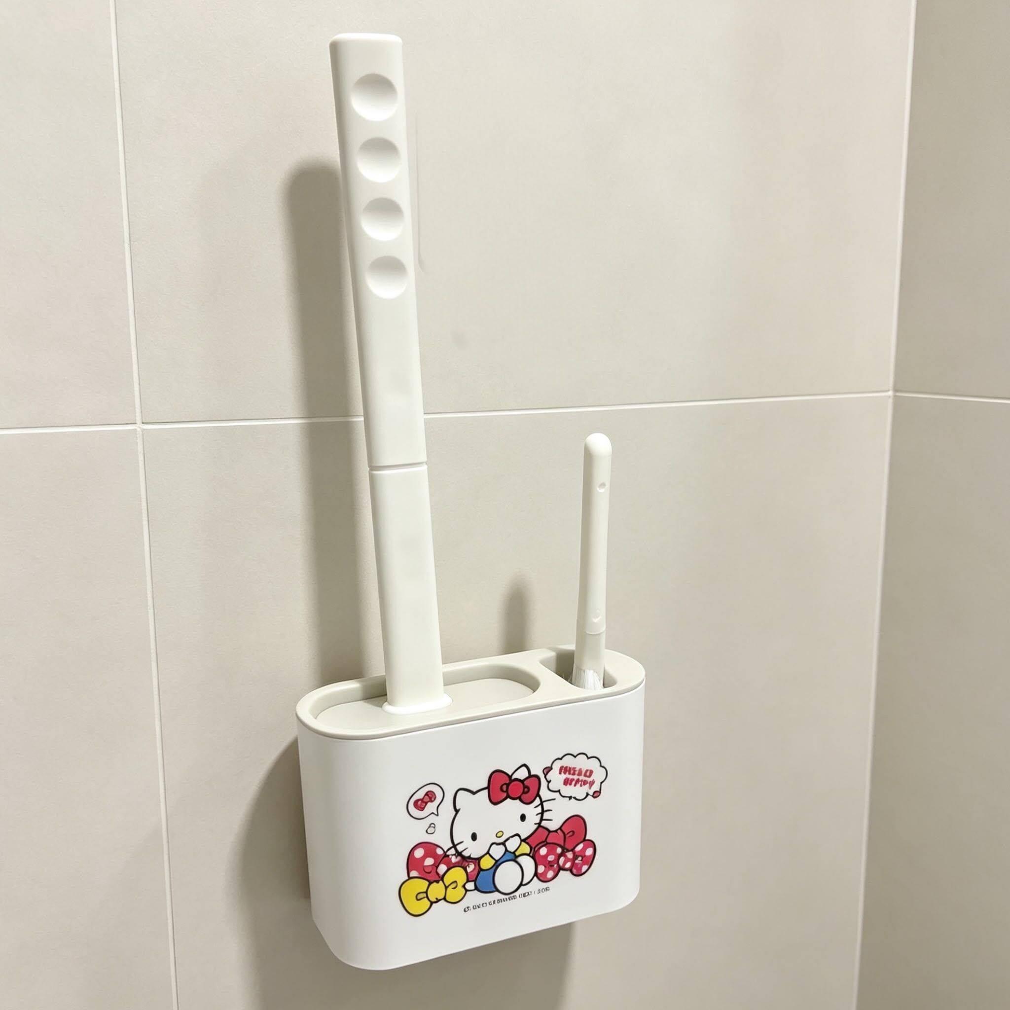 Sanrio Hello Kitty 馬桶刷套裝 蝴蝶結 #KM23