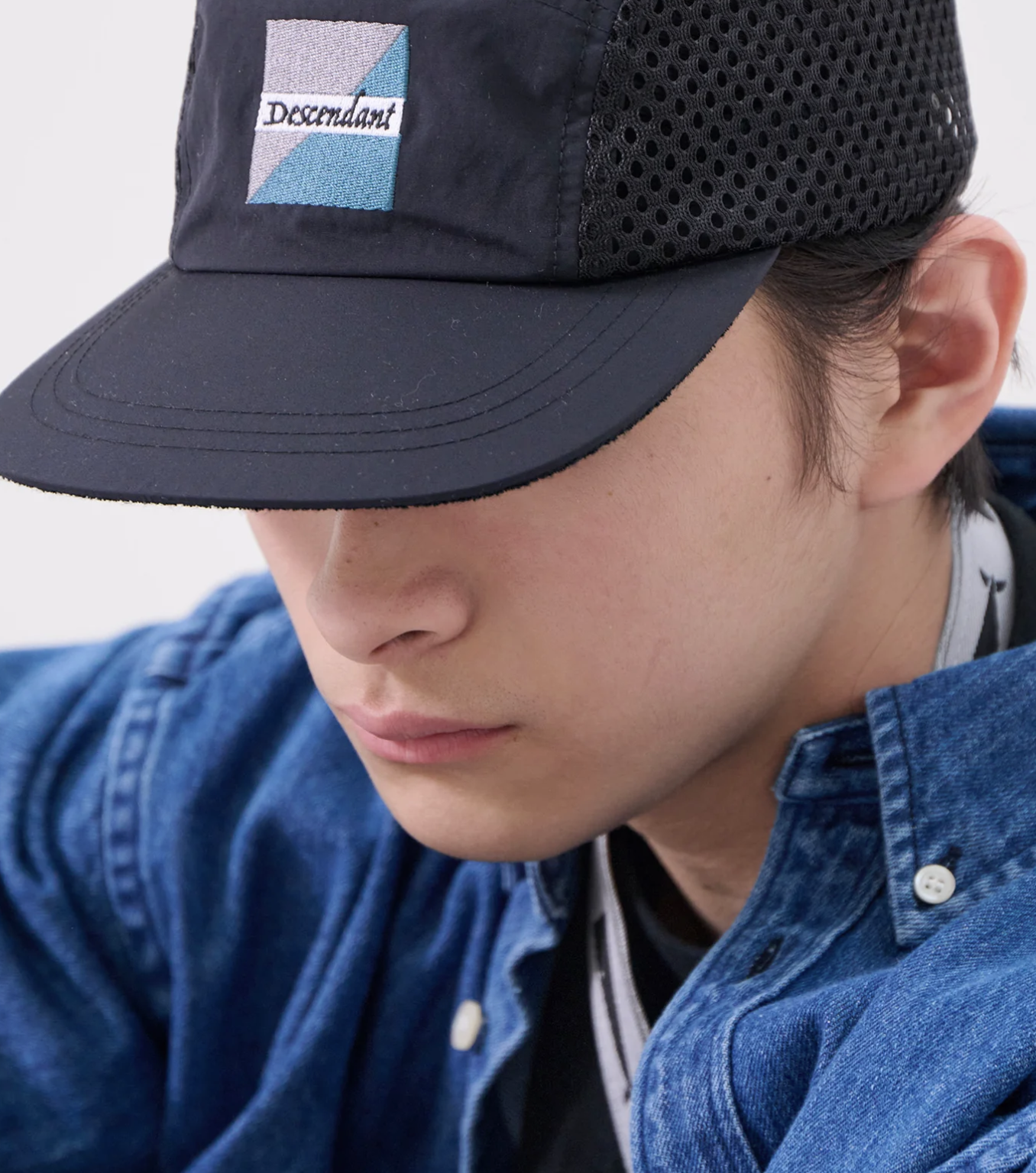 DESCENDANT SS26 MAHI MAHI 5PANEL | Black / Gray