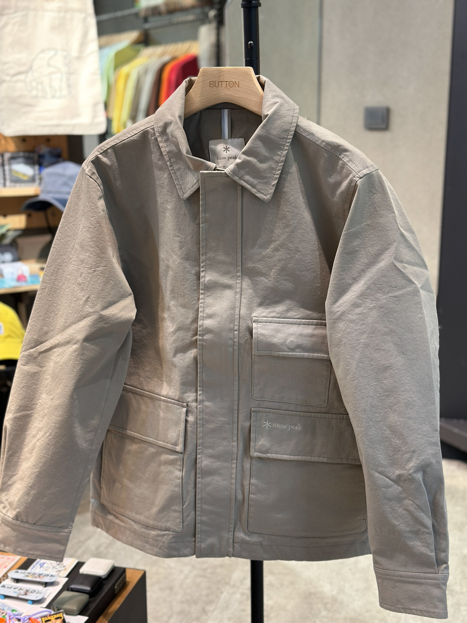 【零碼折扣】Snow Peak Work Coach Jacket 三口袋教練外套 夾克 S25ZMDJK10