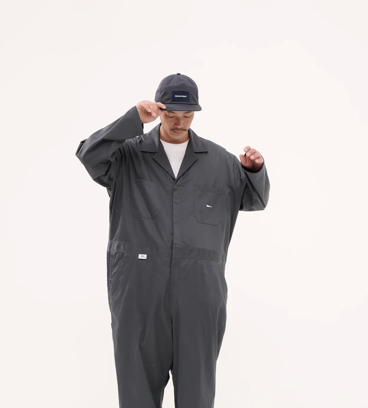 [現貨] DESCENDANT SS26 BOX TRUCKER | Navy / Charcoal