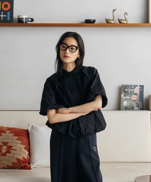 CITEN / Balloon Sleeve Short Shirt