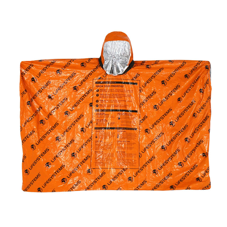 Lifemarque Li-systems Heatshield Poncho 反光熱能求生雨衣 / 聚熱保暖斗篷 (可重複使用)