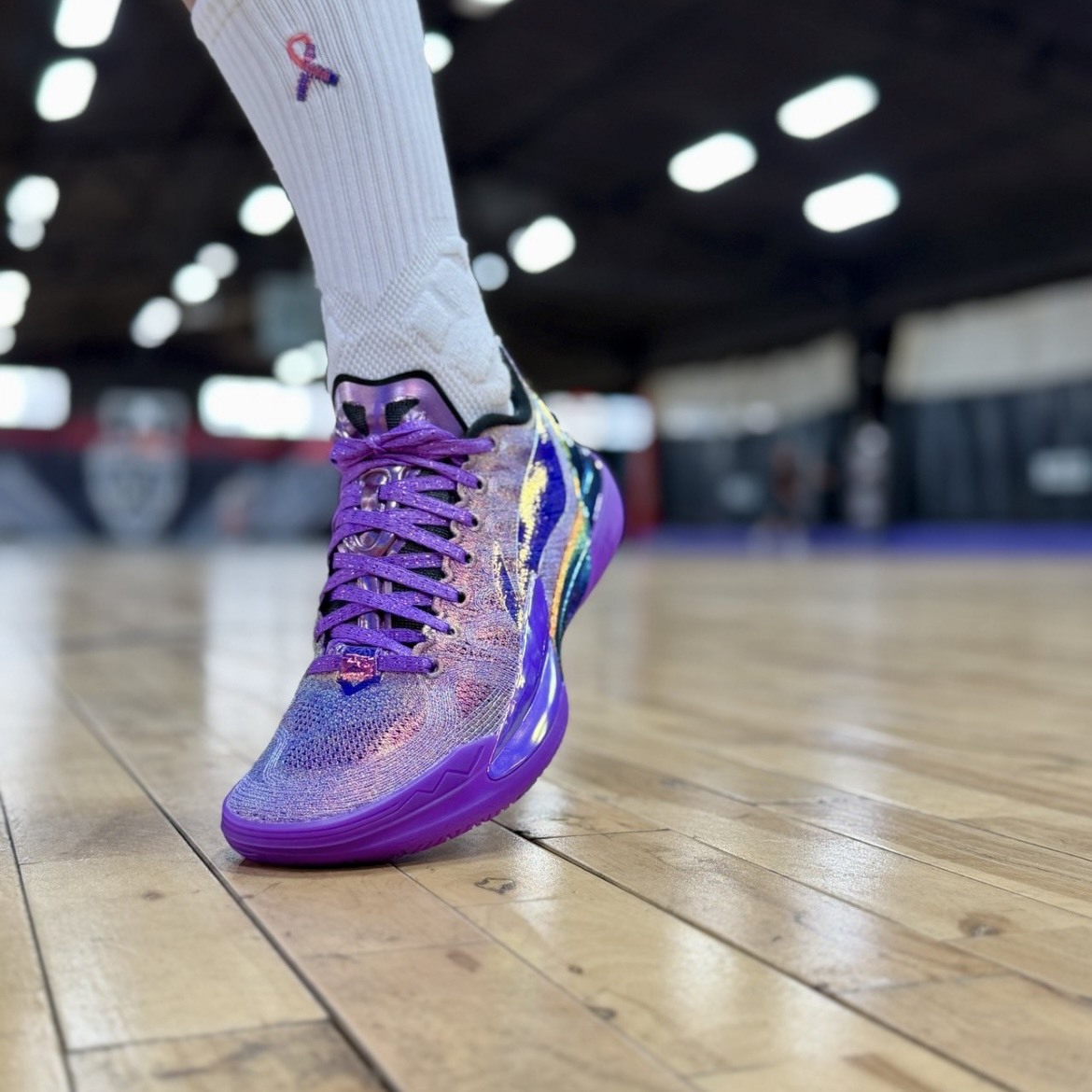【代購】Li-Ning 李寧 Gamma 2 伽馬2「射線暴」碳板籃球鞋 男款 螢光葡萄紫