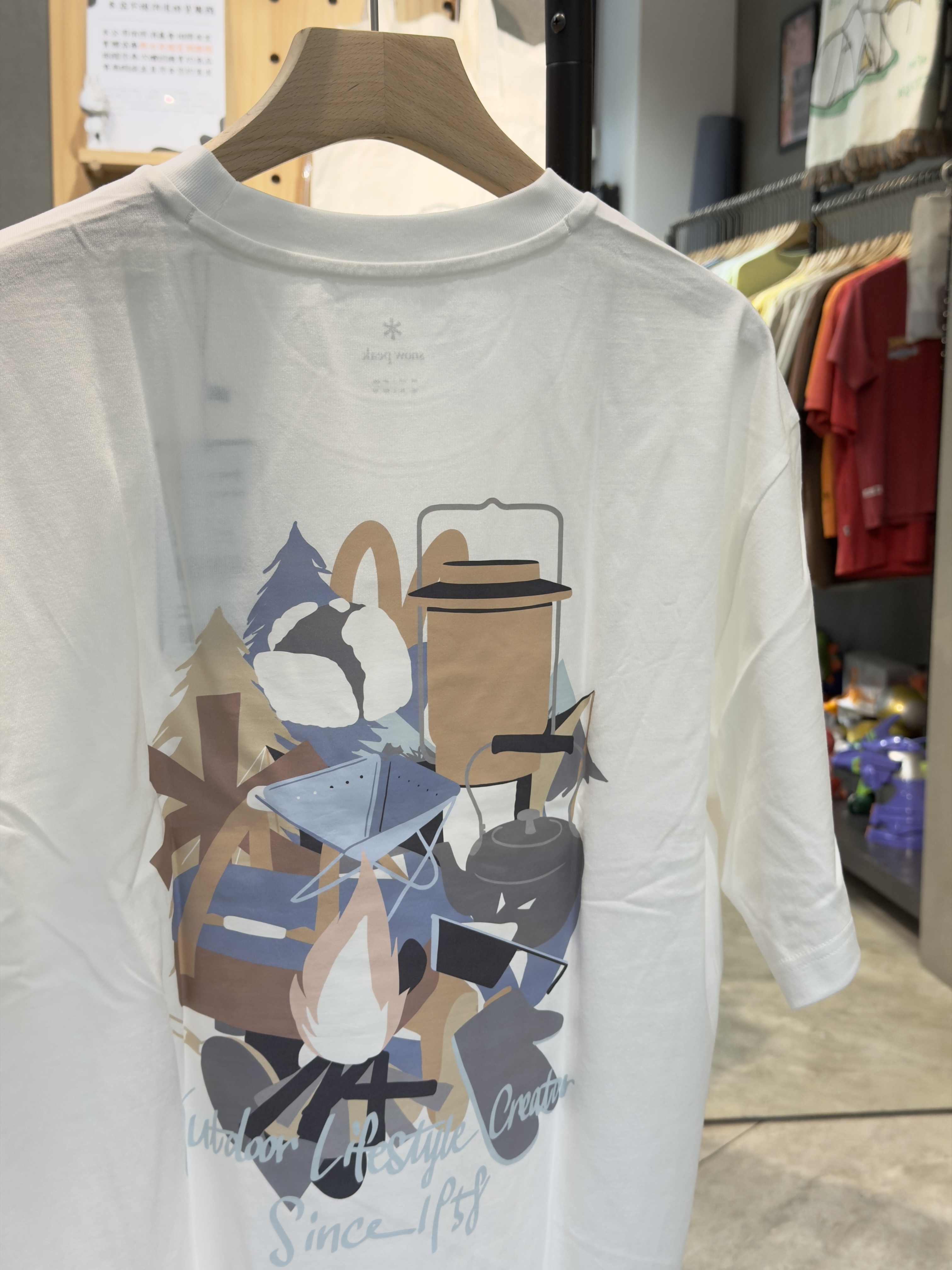 【零碼折扣】Snow Peak camping gear short sleeve T-shirts 露營裝備大集合圖像短tee S24MUFTS88