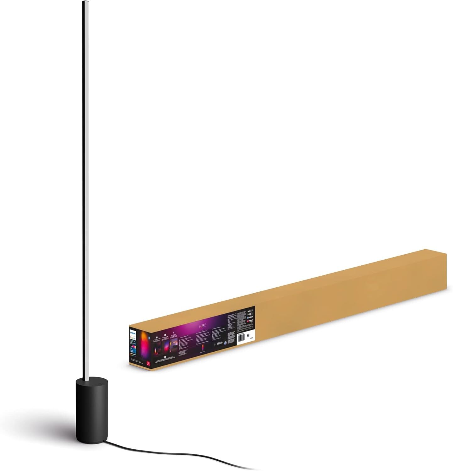 Philips Hue Signe 漸變全彩座地燈 黑色