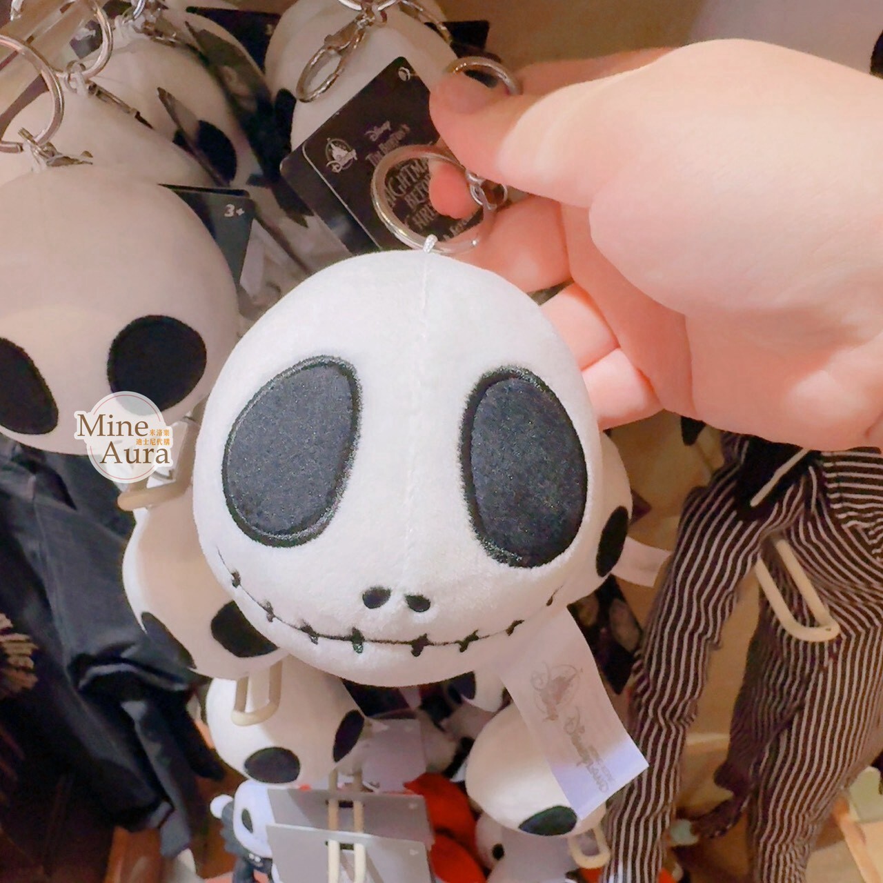 2026 萬聖節限定 傑克 Jack 大頭造型 絨毛 鑰匙圈 吊飾 聖誕夜驚魂 The Nightmare Before Christmas -香港迪士尼樂園