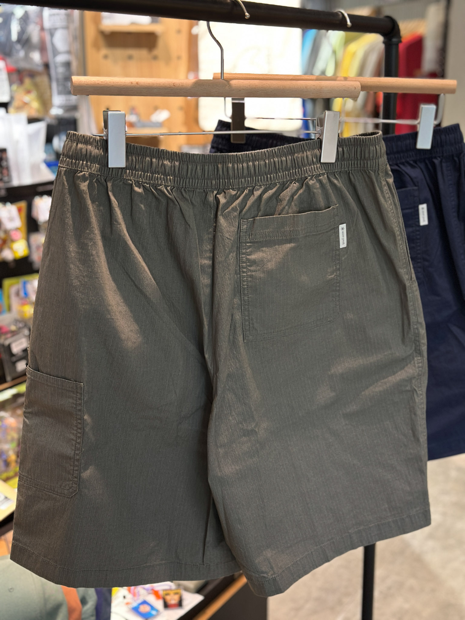 【零碼折扣】Snow Peak washing shorts 抗撕裂素面短褲 S24MUFHP18