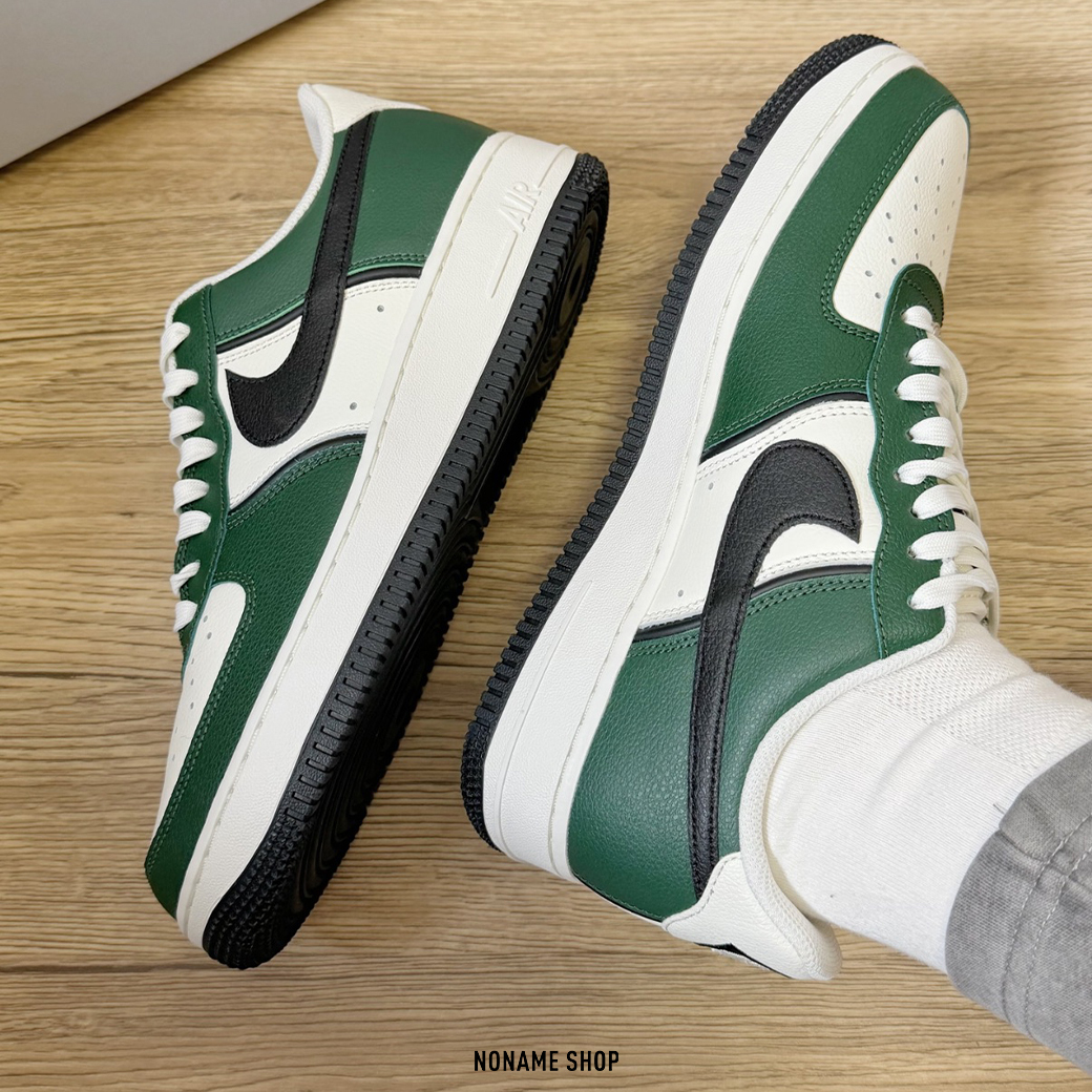 NIKE AIR FORCE 1 AF1 LV8 撞色 綠白黑 (男款)