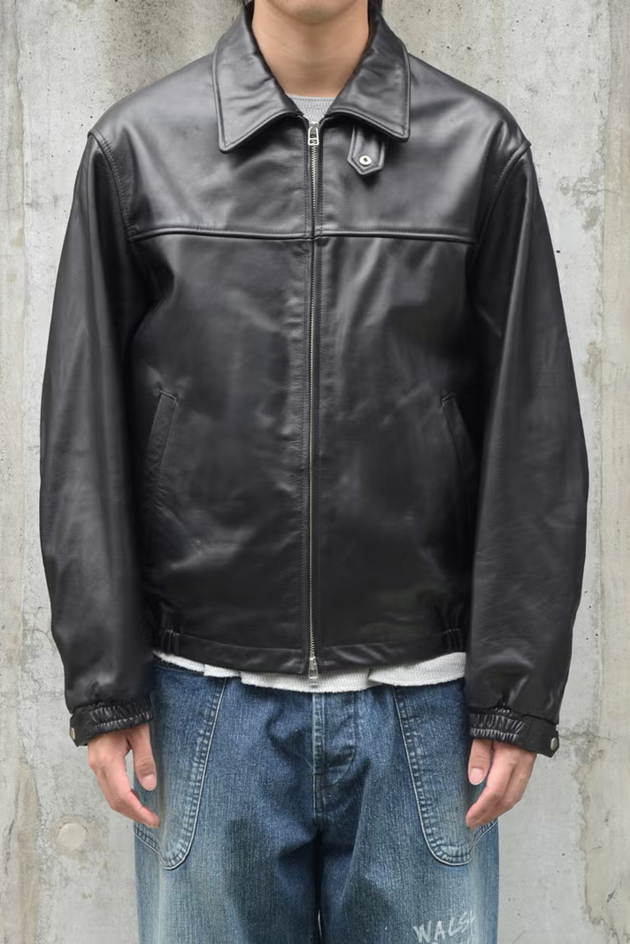 UNIVERSAL PRODUCTS LEATHER JACKET (2COL)
