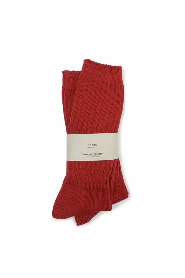 UNIVERSAL PRODUCTS 2P LONG SOCKS LOOSE (3COL)