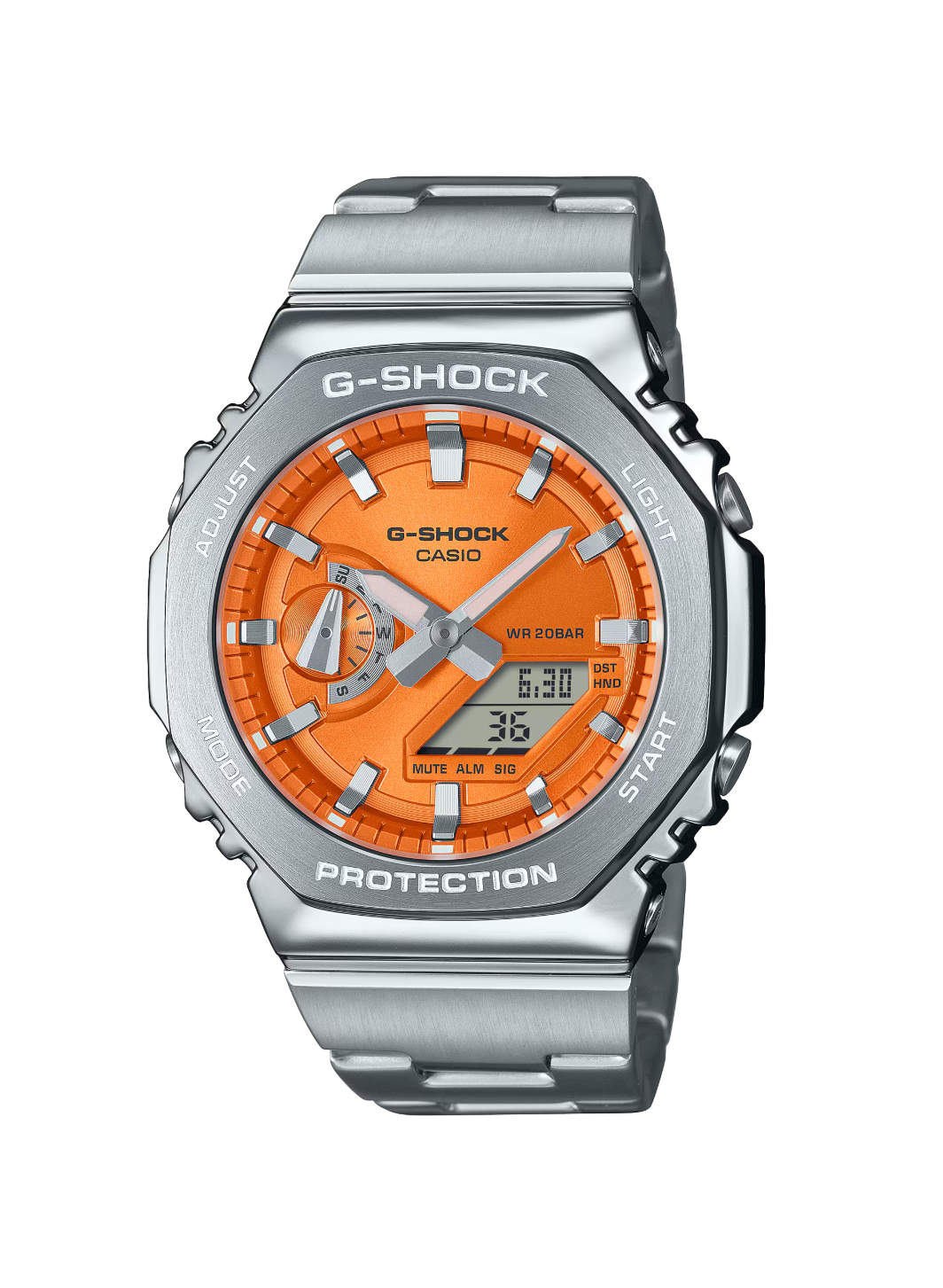 G-Shock 44.4mm 橙色 GM-2110D-4A