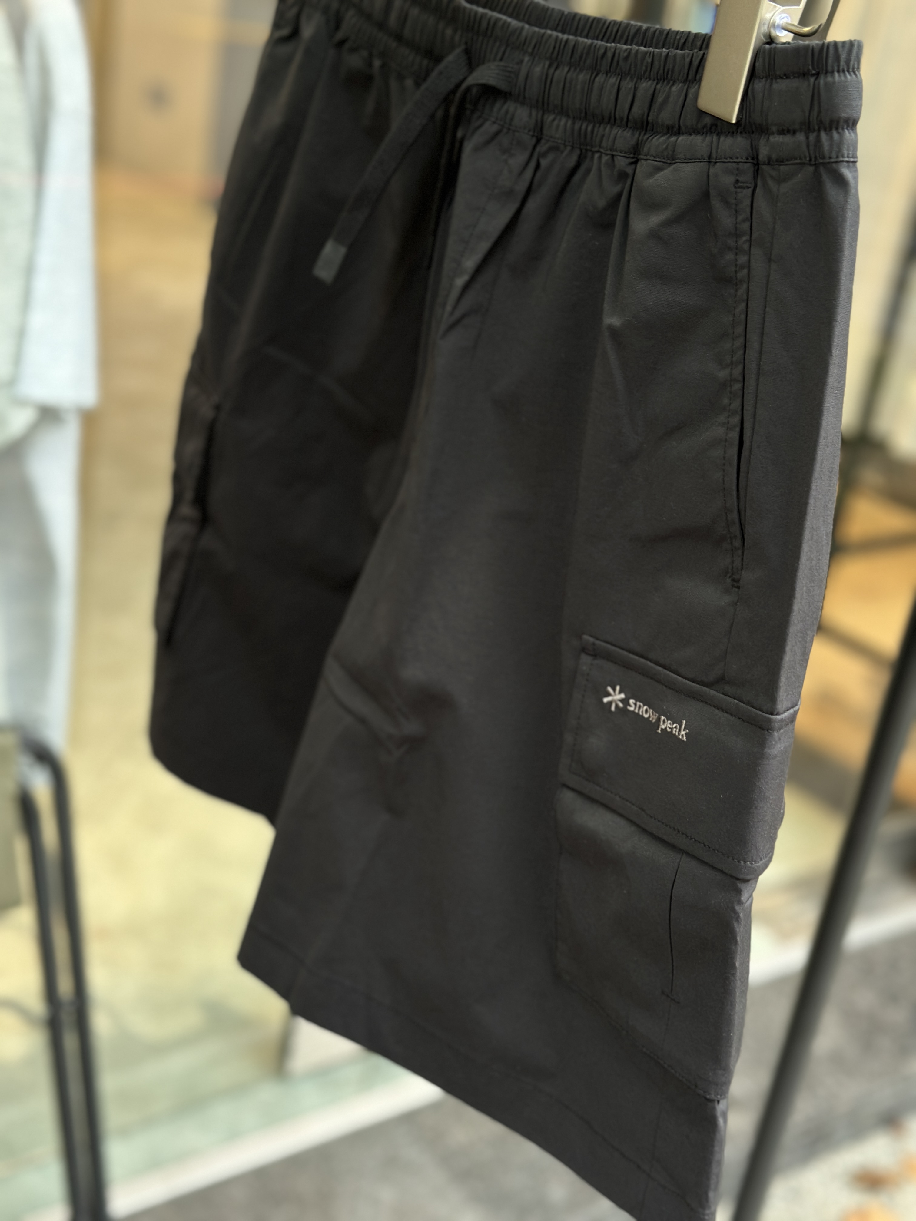 【零碼折扣】Snow Peak Clend Woven Cargo Shorts 24SS雙口袋短褲（寬版）S24MUDHP14