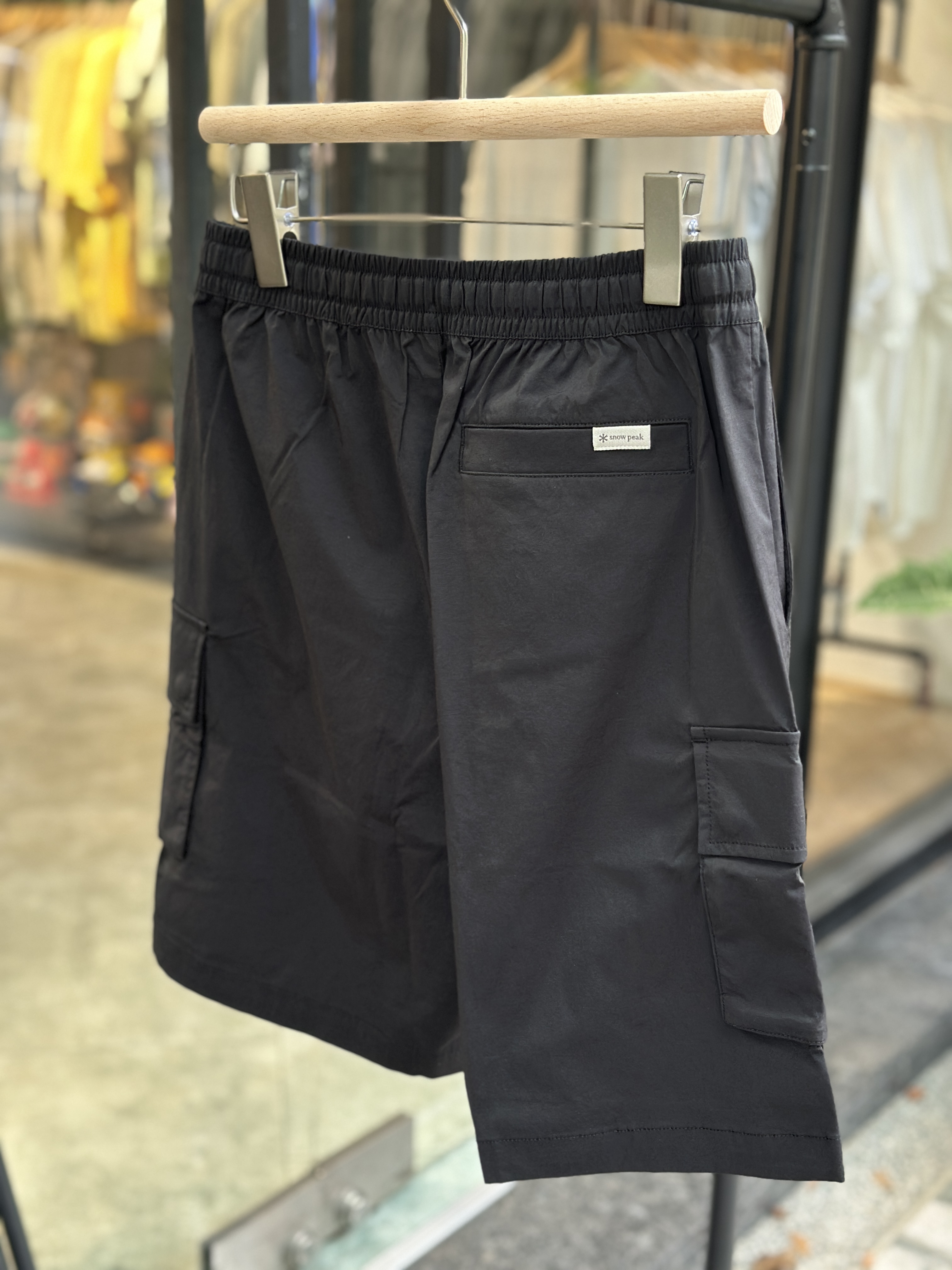 【零碼折扣】Snow Peak Clend Woven Cargo Shorts 24SS雙口袋短褲（寬版）S24MUDHP14