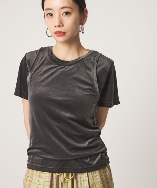 CITEN / Velour Tank Top