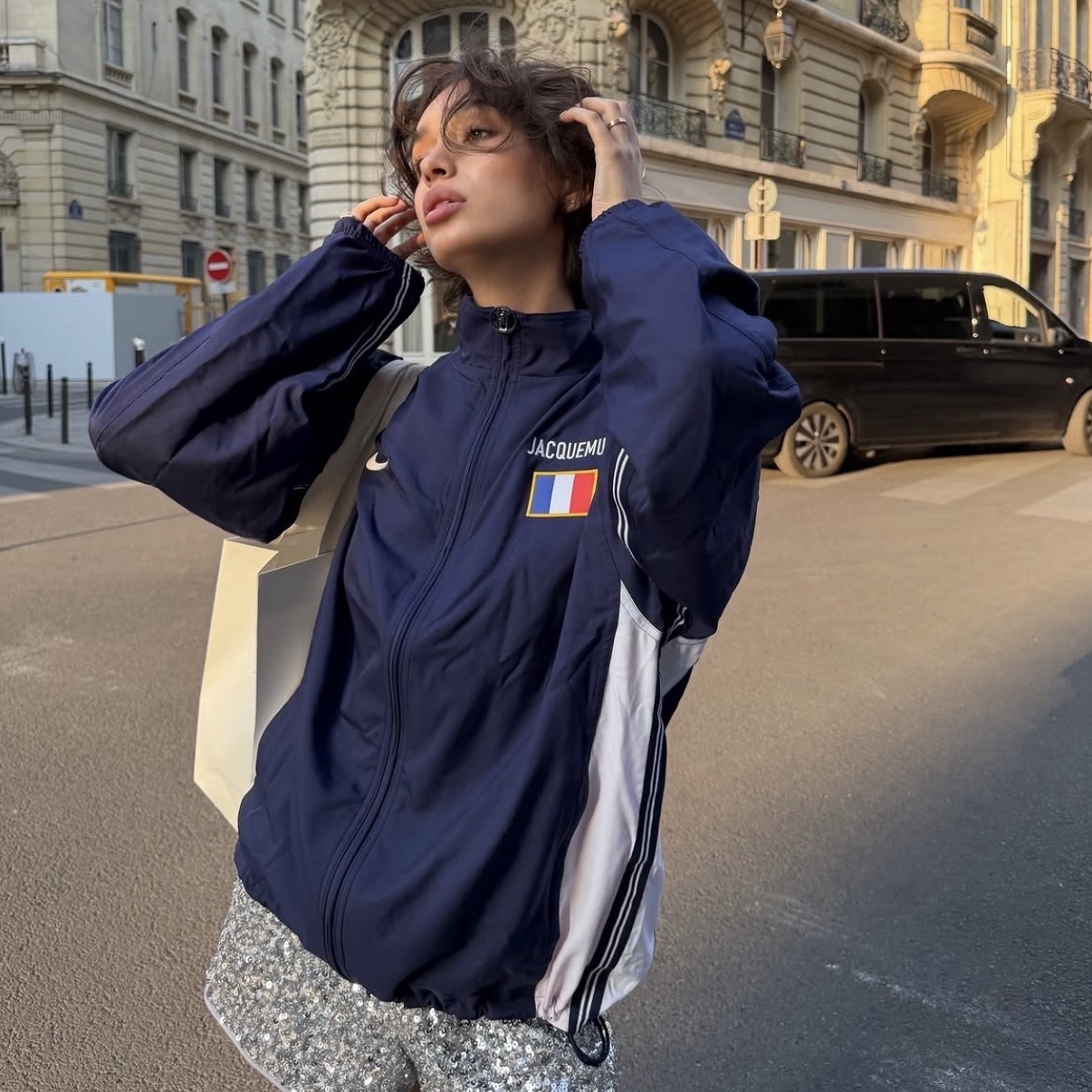 【代購】Nike X Jacquemus Jackets Unisex Blue Stand Collar Moderate Other IQ3857-498
