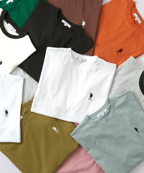 【OWN】U.S POLO ASSN 短袖 上衣 圓領 刺繡 小LOGO 經典 素TEE 日本 男女通用 十色