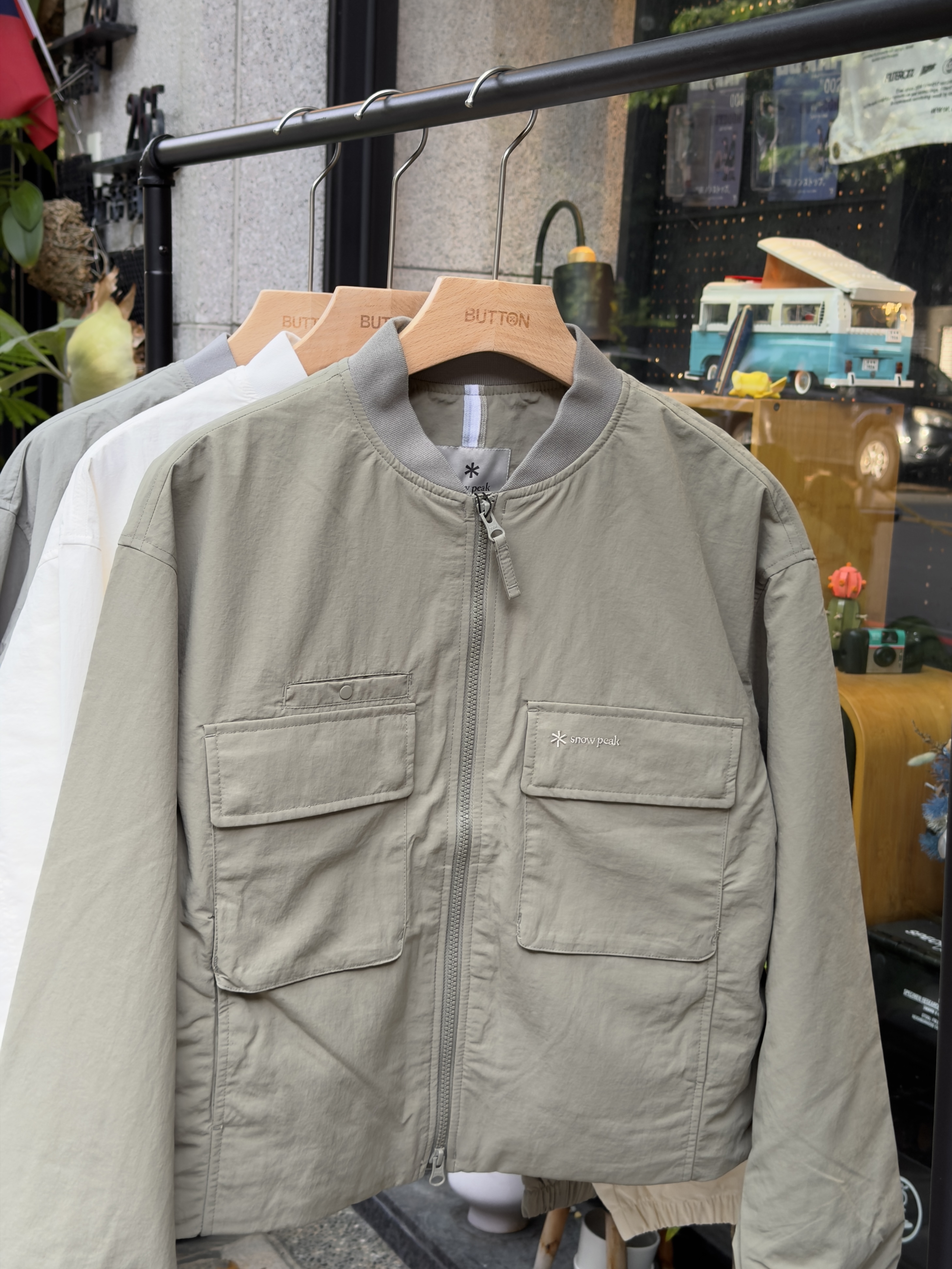 Snow Peak Cample Women Bomber Jacket 女款 胸前雙口袋 飛行外套 夾克 S25SWCWB13