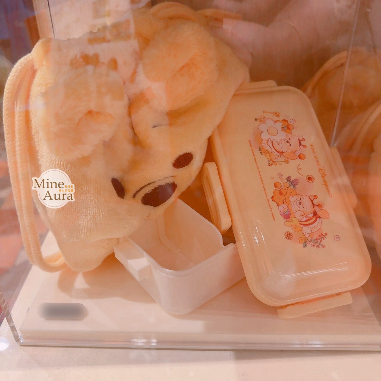 小熊維尼 Winnie the Pooh 尋尋蜜蜜系列 餐盒組 手提袋 午餐袋 便當袋 -香港迪士尼樂園