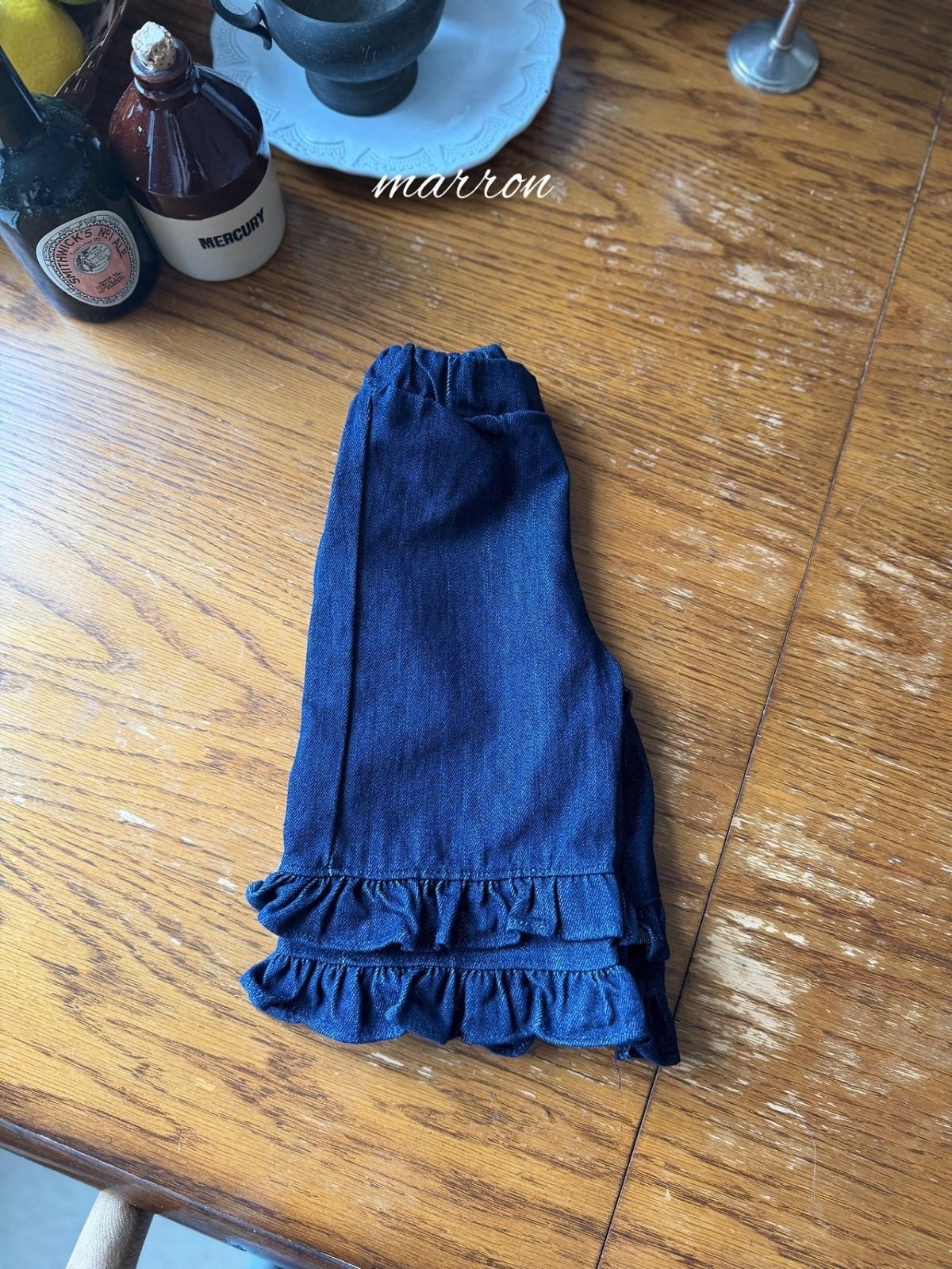 MARRON Jean Frill Pants