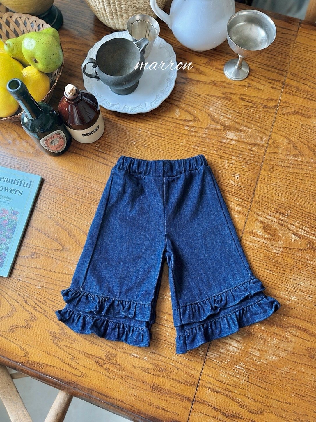 MARRON Jean Frill Pants