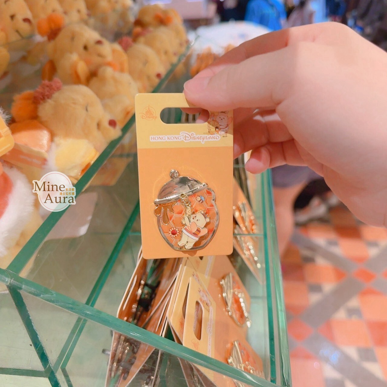 小熊維尼 Winnie the Pooh 尋尋蜜蜜系列 造型 徽章 PIN -香港迪士尼樂園