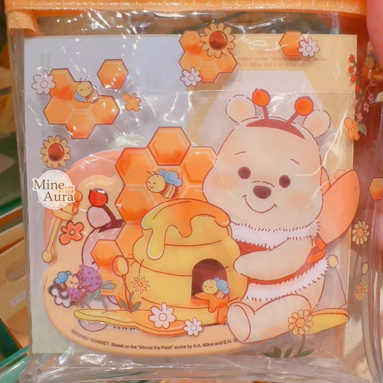 小熊維尼 Winnie the Pooh 尋尋蜜蜜系列 便條紙 + 貼紙 組 文具用品 -香港迪士尼樂園