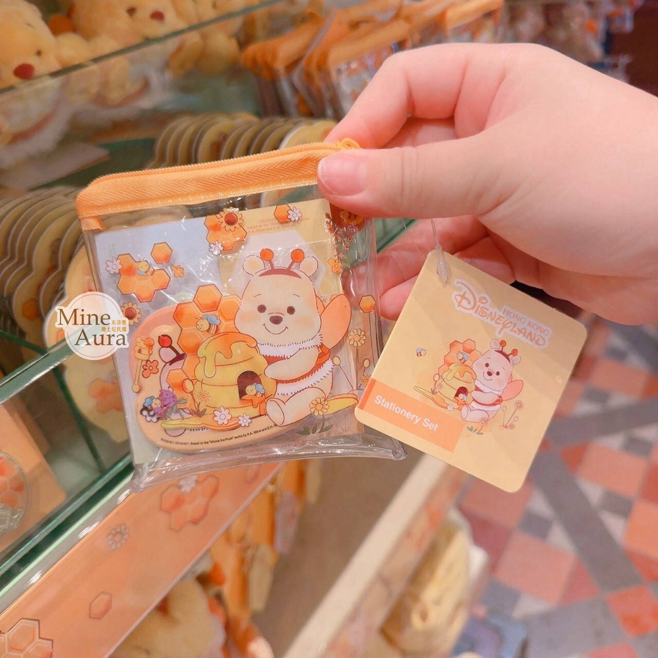 小熊維尼 Winnie the Pooh 尋尋蜜蜜系列 便條紙 + 貼紙 組 文具用品 -香港迪士尼樂園