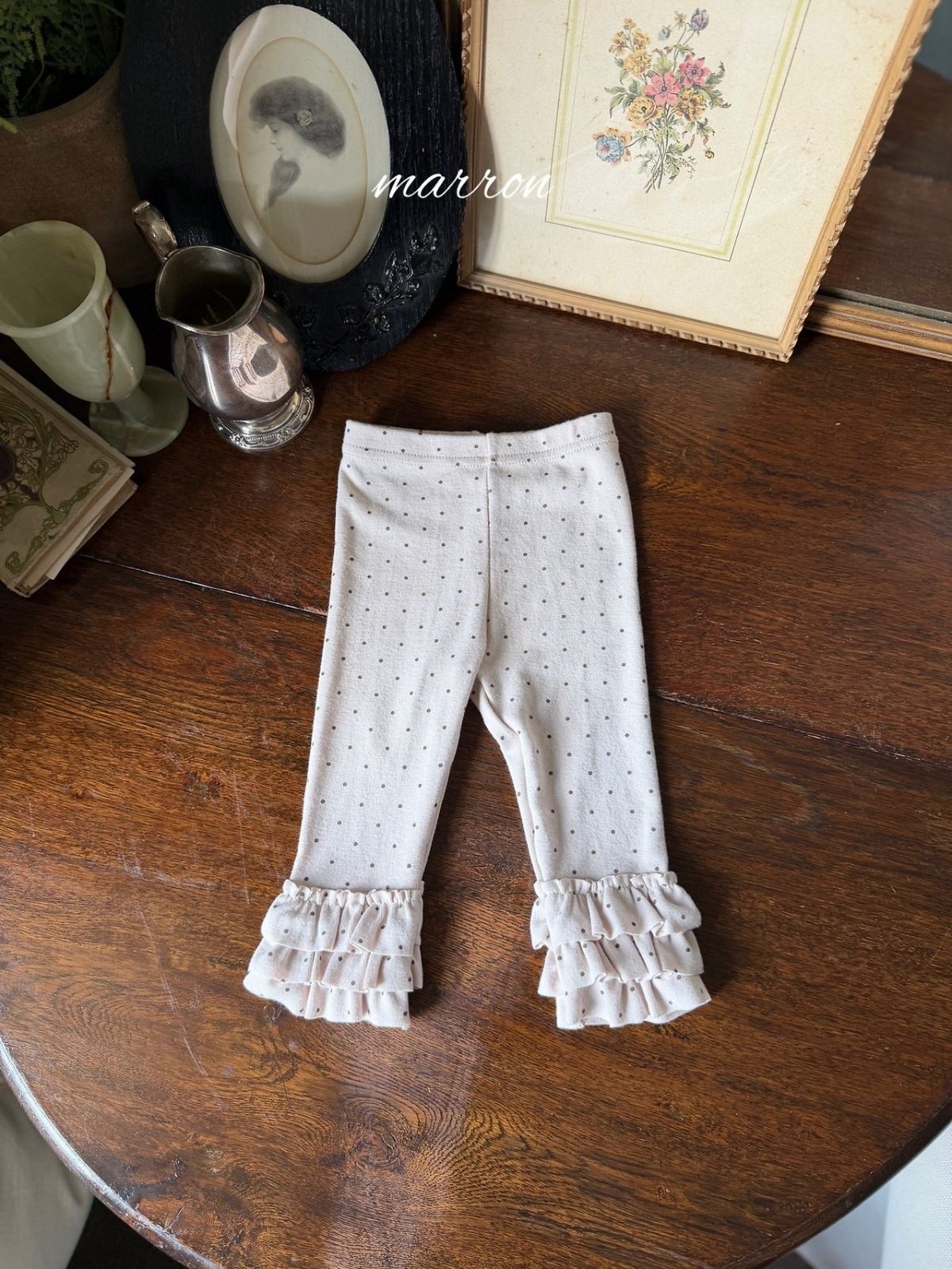 MARRON Dot Leggings