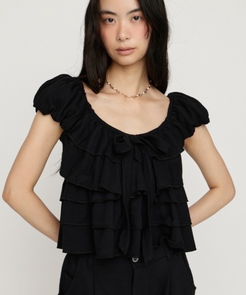 SLY / FRILL CUT RIBBON TOPS