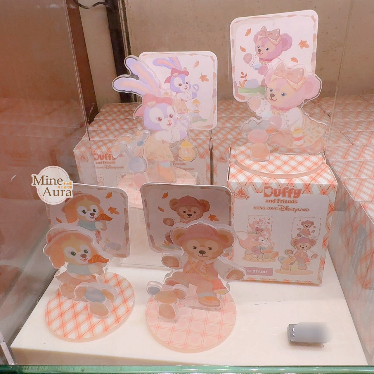 達菲 Duffy 與好友們 秋季探險家系列 造型 立牌 擺飾品 盲選盒 盲盒 -香港迪士尼樂園