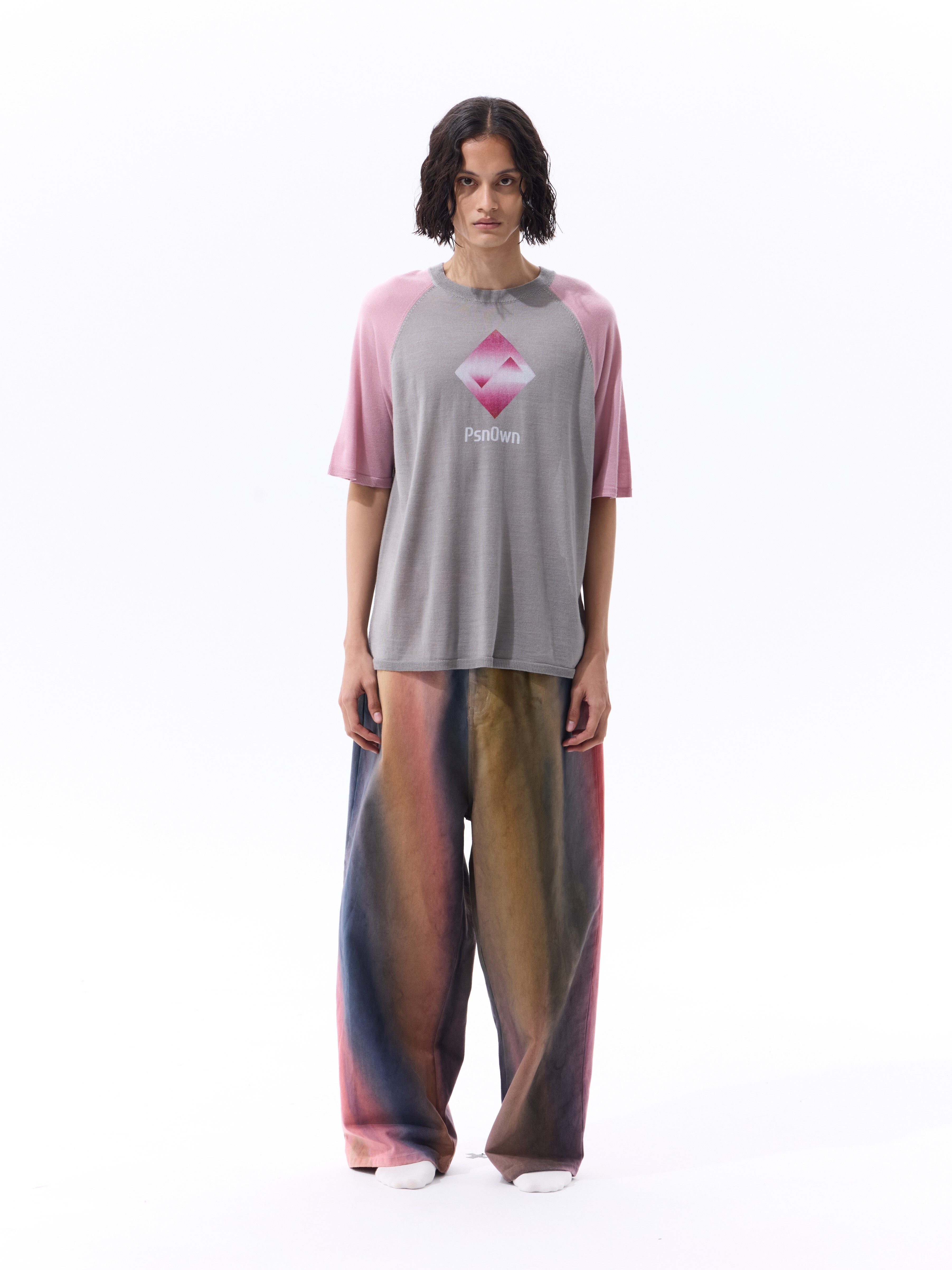 PSN/OWN 數位印花Logo 插肩針織短袖 T CONSOLE KNITTED TEE P/O-SS26-1002