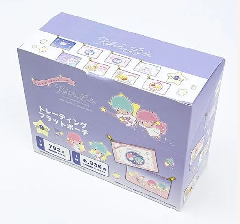 Sanrio Kiki & Lala Trading Flat Pouch Complete Box (All 8 Types)