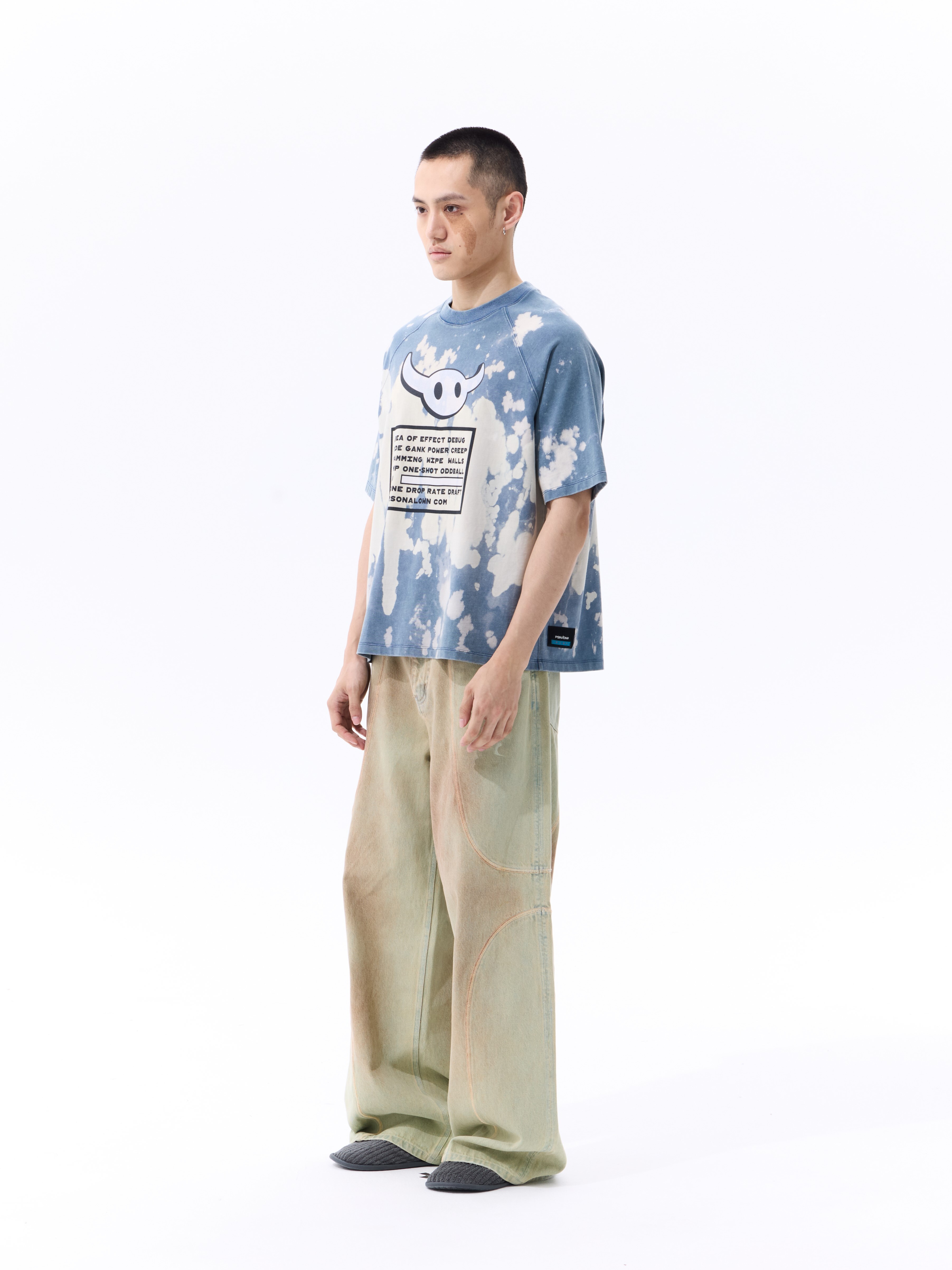 PSN/OWN 惡魔硬幣Logo 紮染水洗 短袖 T LIL' DEVIL COIN TEE P/O-SS26-1003