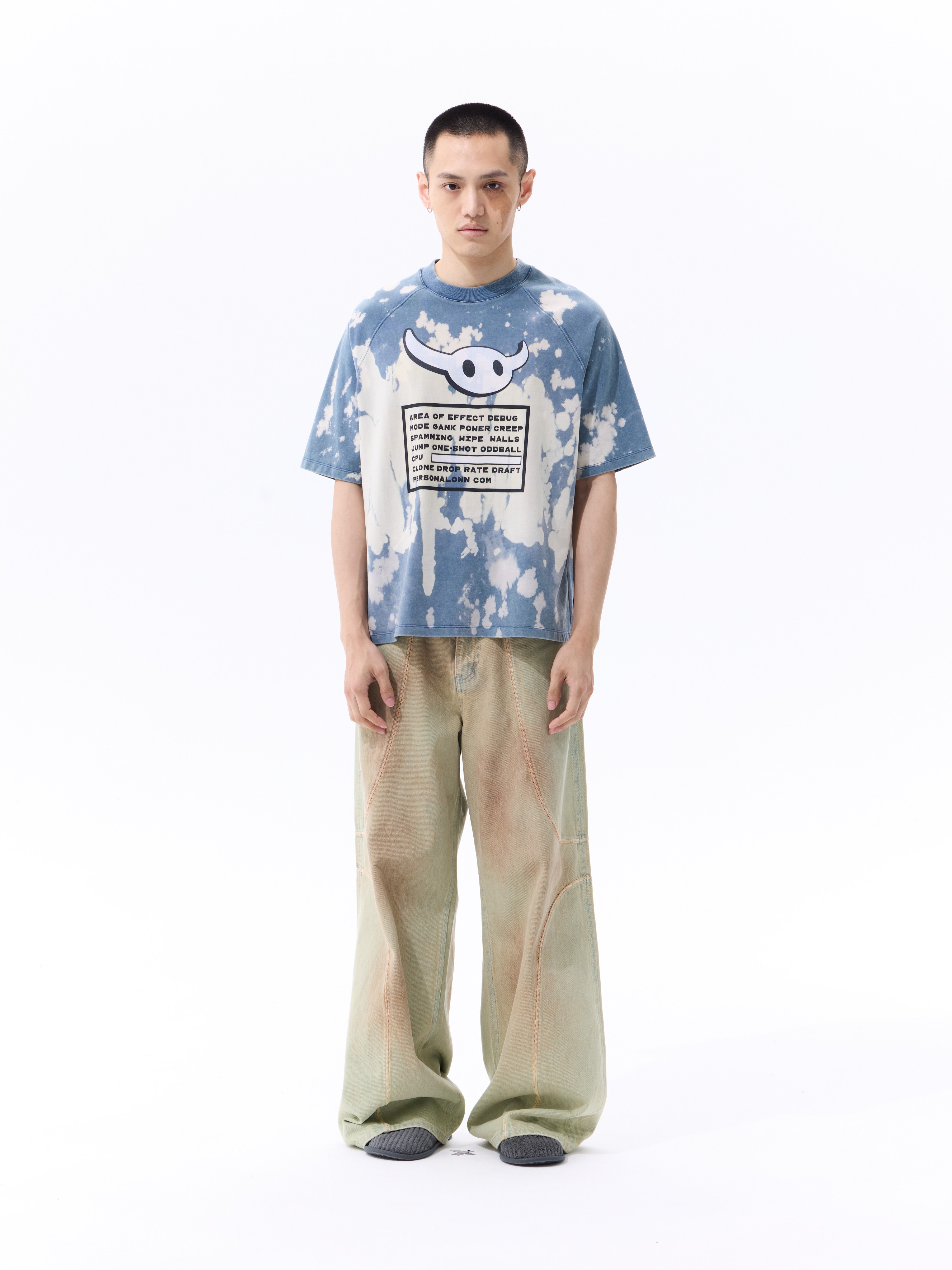 PSN/OWN 惡魔硬幣Logo 紮染水洗 短袖 T LIL' DEVIL COIN TEE P/O-SS26-1003