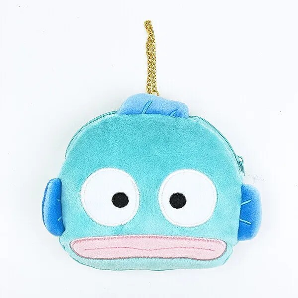 Sanrio Hangyodon Face Pouch Keychain
