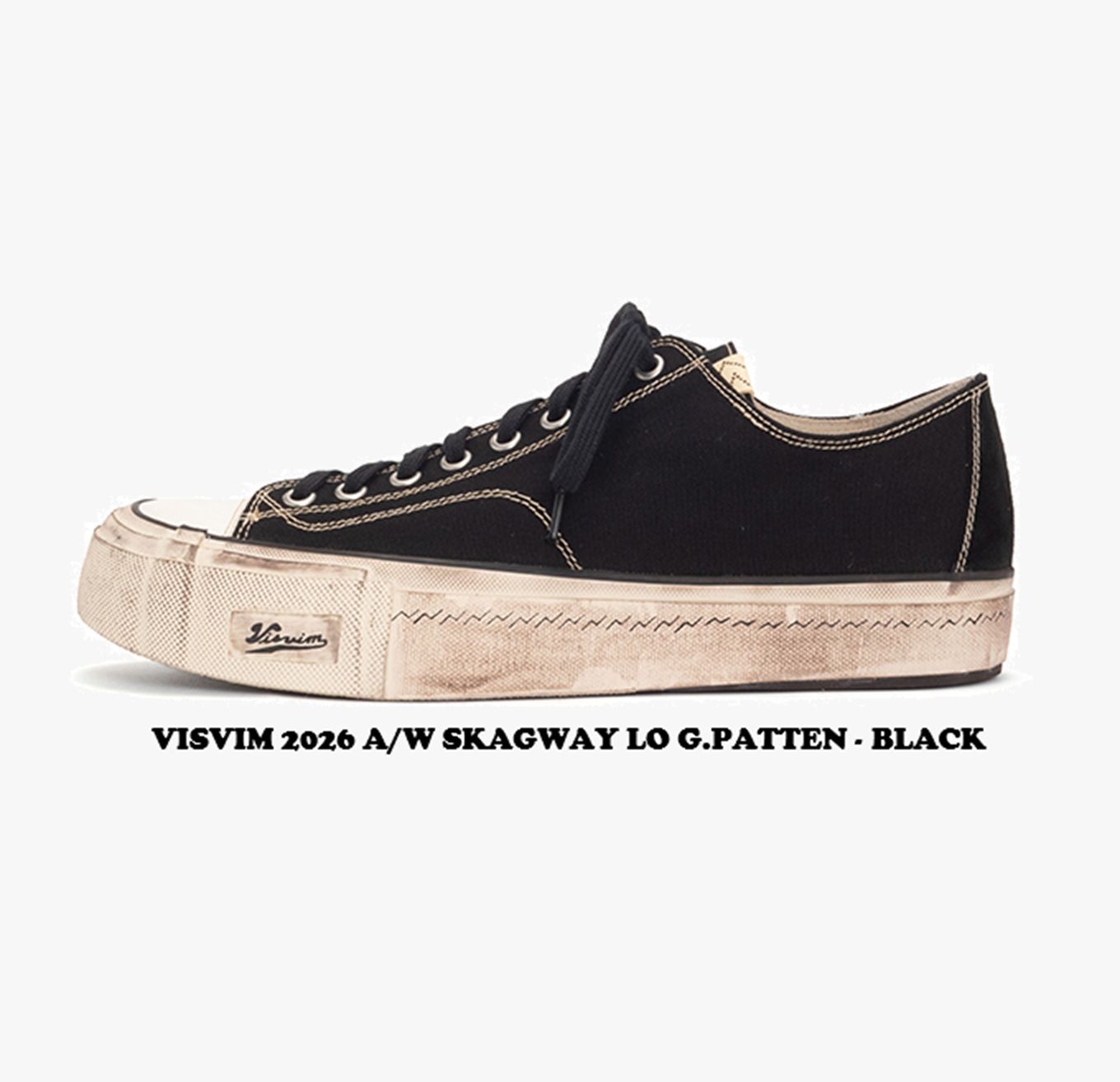 VISVIM 2026 A/W SKAGWAY LO G.PATTEN - BLACK PRE ORDER ITEM (預訂中)