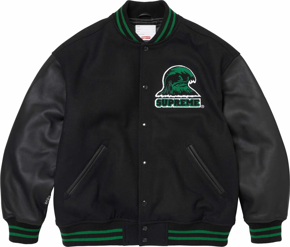 限量現貨 Supreme Wave Varsity  Jacket