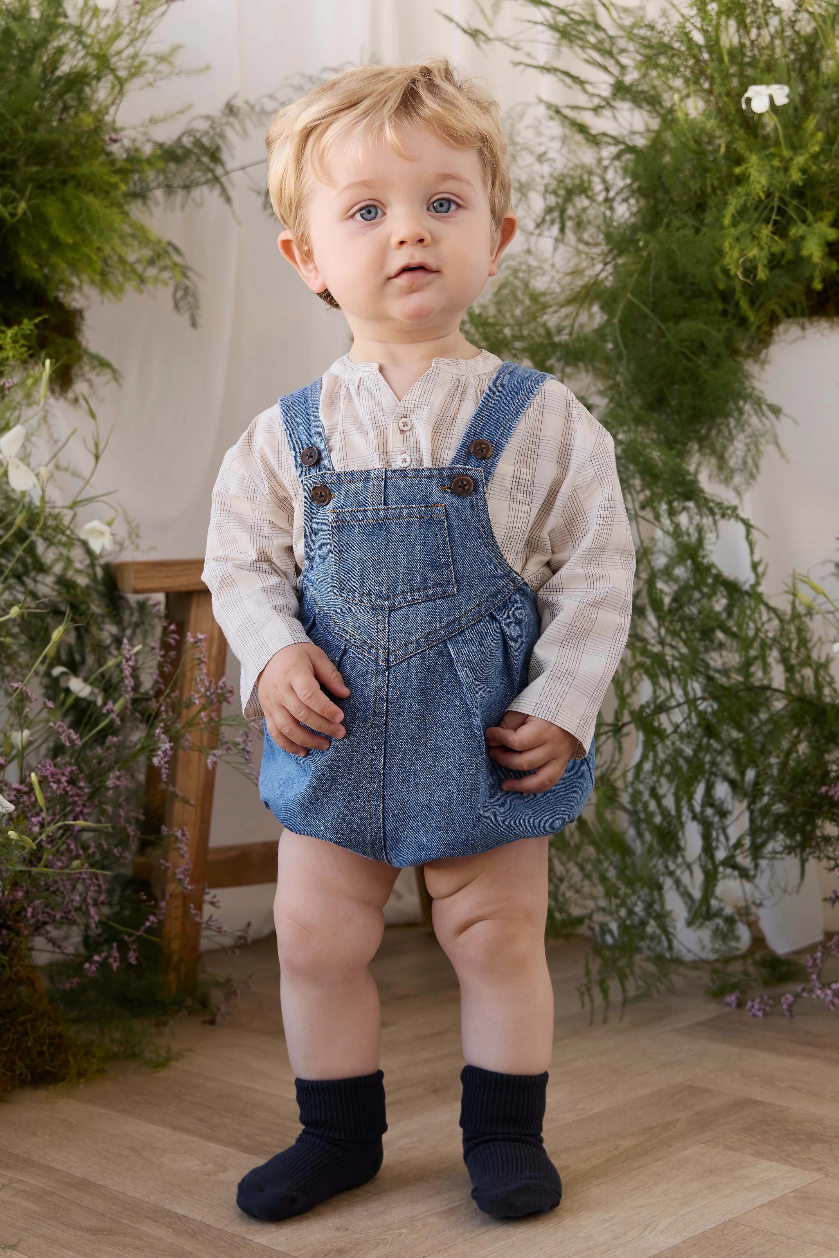 【預購】JAMIE KAY - Stefan Denim Playsuit（Heritage Denim）
