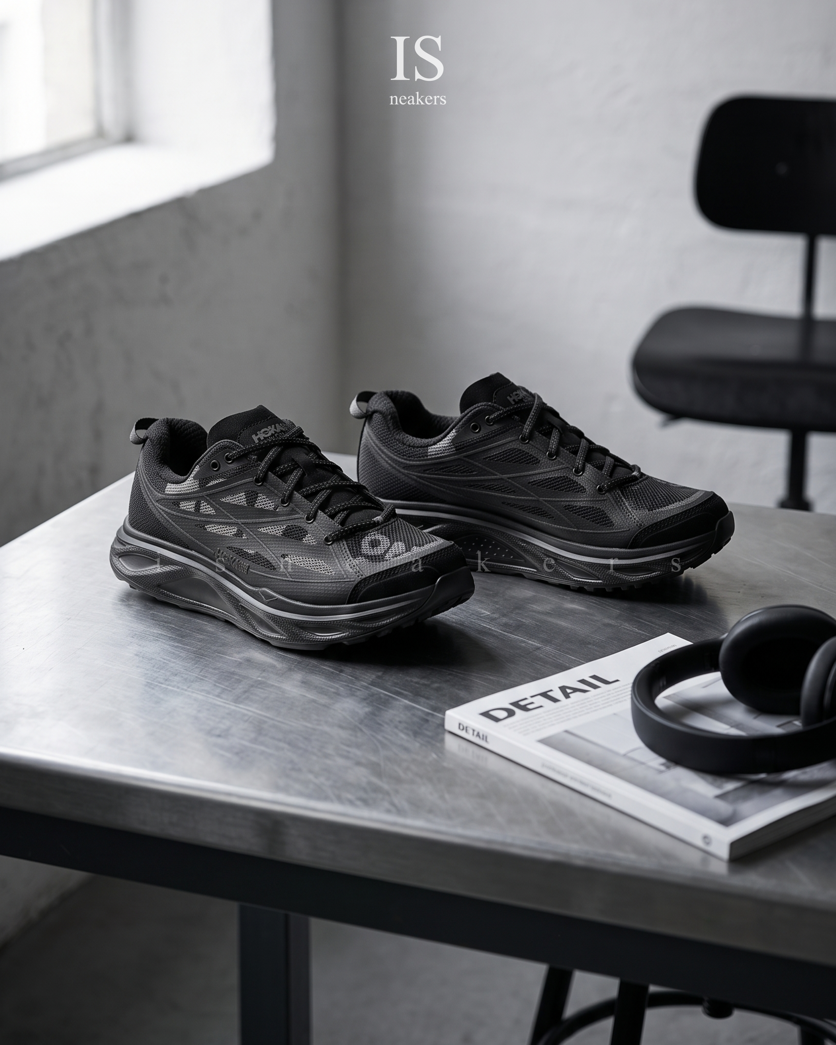 iSNEAKERS｜Hoka One One Huaka Pro "Triple Black" 黑色 1176672-BBLC