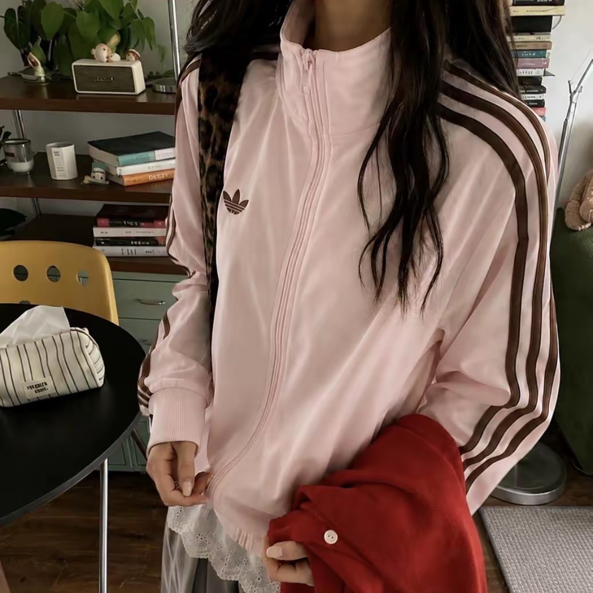 【代購】adidas Originals ADICOLOR FIREBIRD WOVEN TRACK TOP 復古足球風立領外套