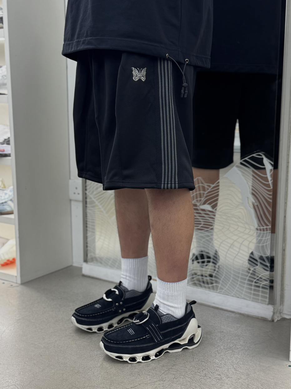 Needles Loftman 50th HD Track Shorts - BLACK