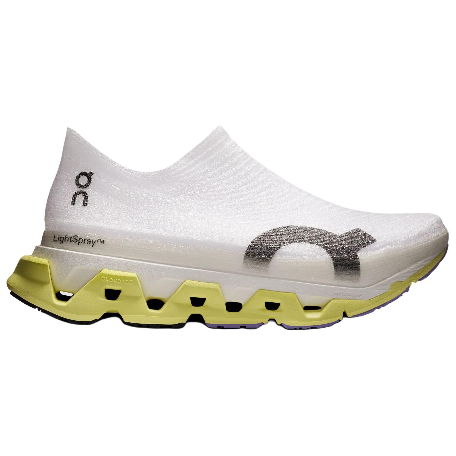 【代購】On Cloudmonster 3 Rebound Low top Running Shoes Unisex White Black Yellow 3UG10014837