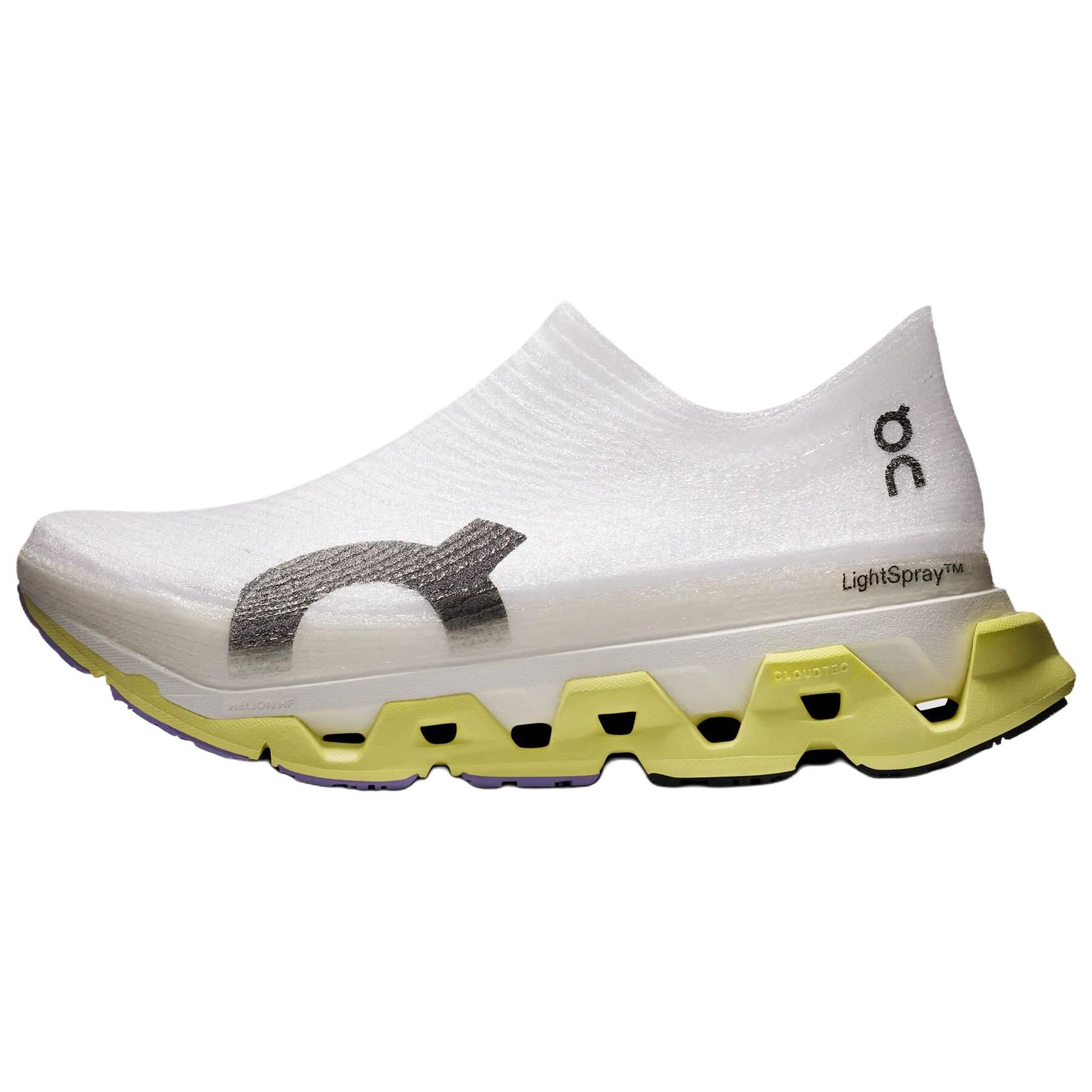【代購】On Cloudmonster 3 Rebound Low top Running Shoes Unisex White Black Yellow 3UG10014837