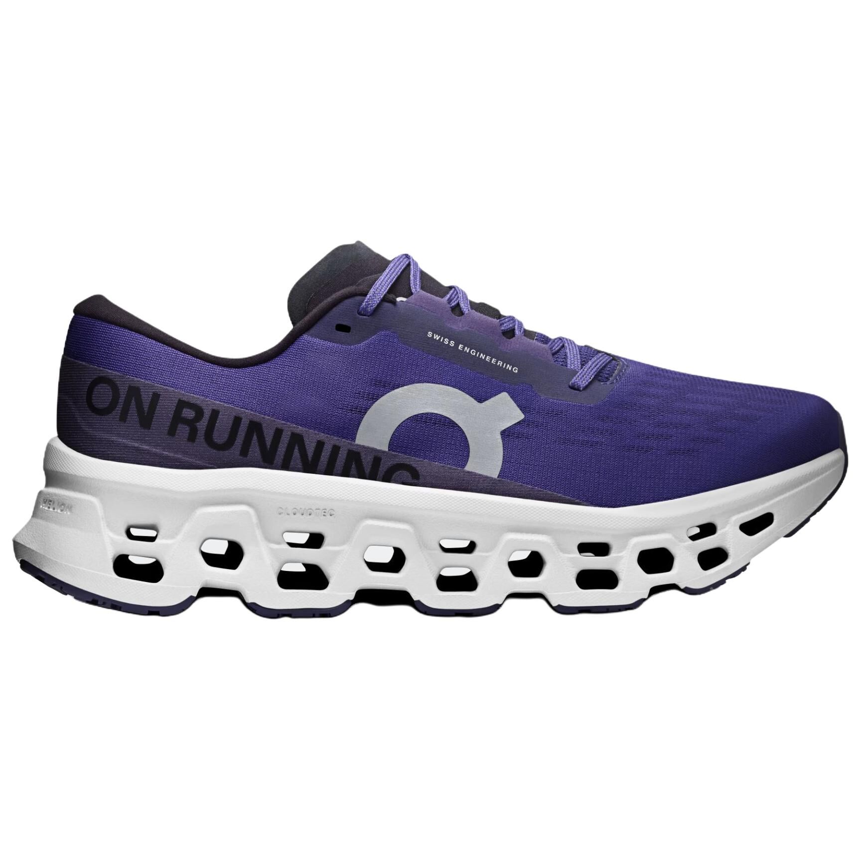【代購】On Cloudmonster 3 Breathable Support Rebound Running Shoes Men's Dark Purple Gray 3MG10934887