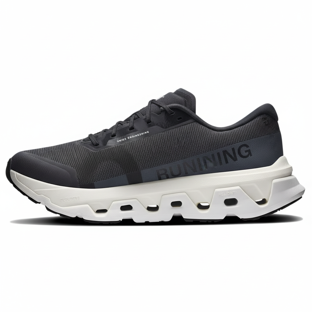 【代購】On Cloudmonster 3 Breathable Rebound Running Shoes Men's Black White 3MG10061430